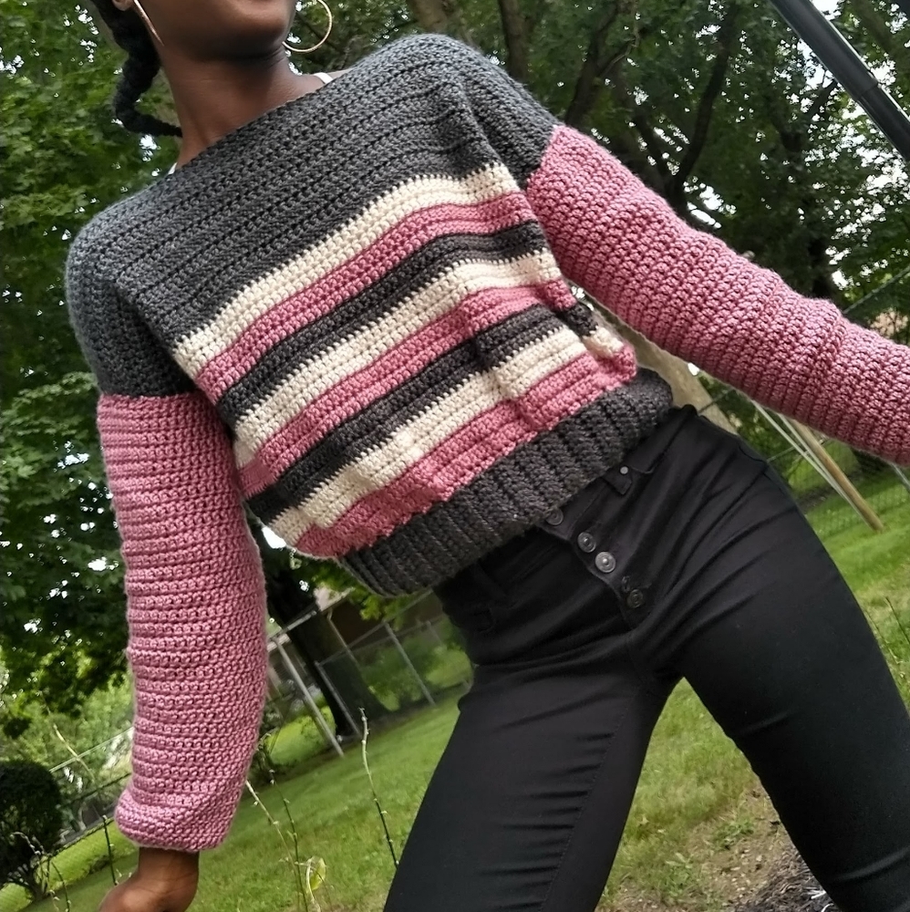 Handmade Striped Sweater